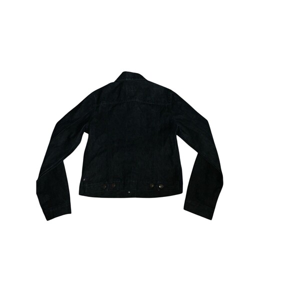 VTG Polo Jeans Co. Ralph Lauren Jacket Black Denim Trucker Western Womens Size M - Picture 2 of 6